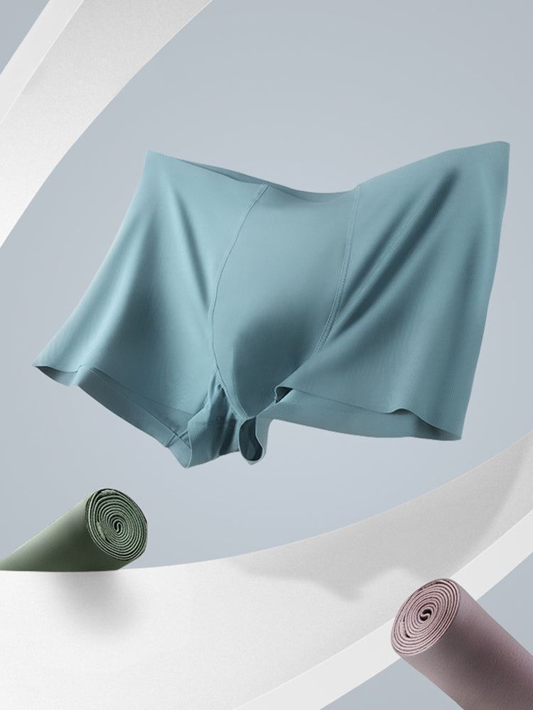 2 Pack Cooling Seamless Ball Support Pouch Trunks | dmunderwear detail image 1