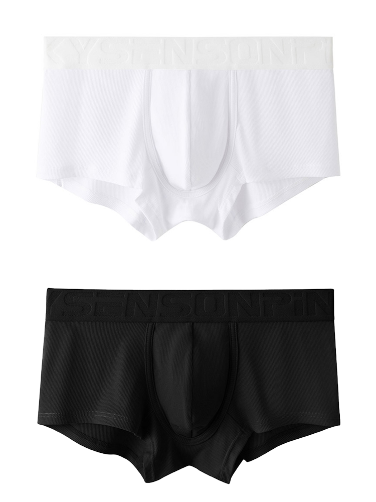 2 Pack Men's Breathable U Pouch Modal Trunks | dmunderwear variant image