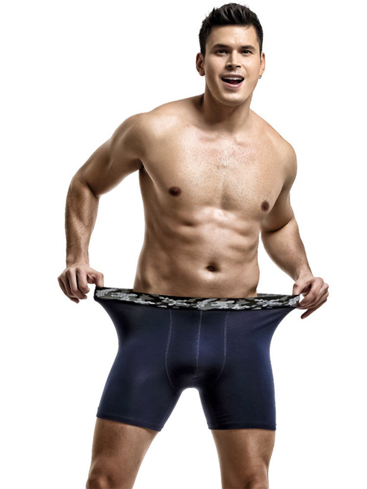 2 Pack Men's U Convex Large Support Pouch Boxers Briefs | dmunderwear detail image 1