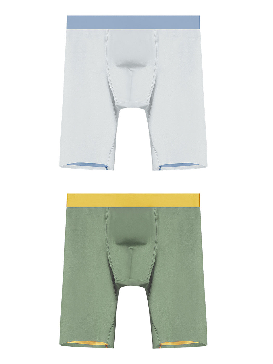 2 Pack Men's Active Flyless Boxer Briefs | dmunderwear variant image