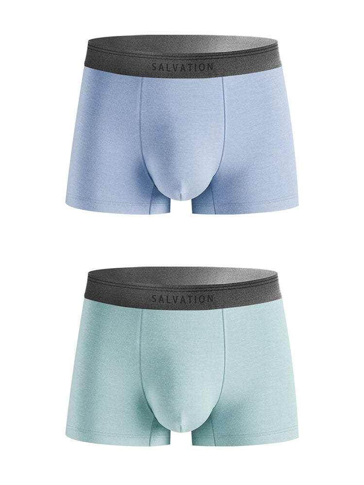 2 Pack Men's Anti-Bacterial Modal Trunks | dmunderwear variant image