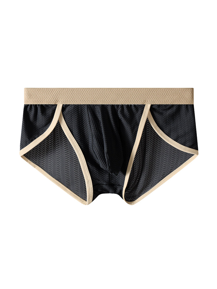 2 Pack Men's Breathable High-Stretch Seamless Comfort Odor-Control Briefs | dmunderwear detail image 1