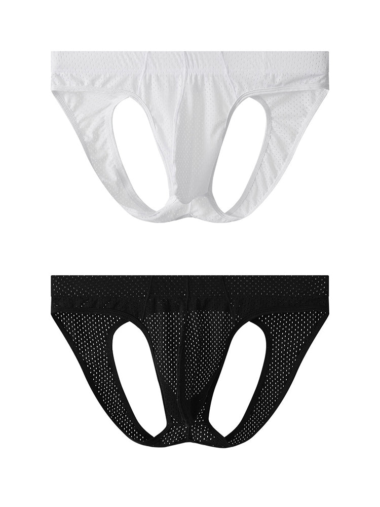 2 Pack Men's Breathable Mesh Jockstrap | dmunderwear variant image