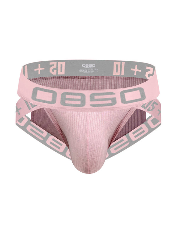 2 Pack Men's Breathable Personalized Low-Rise High-Elastic Briefs | dmunderwear detail image 1