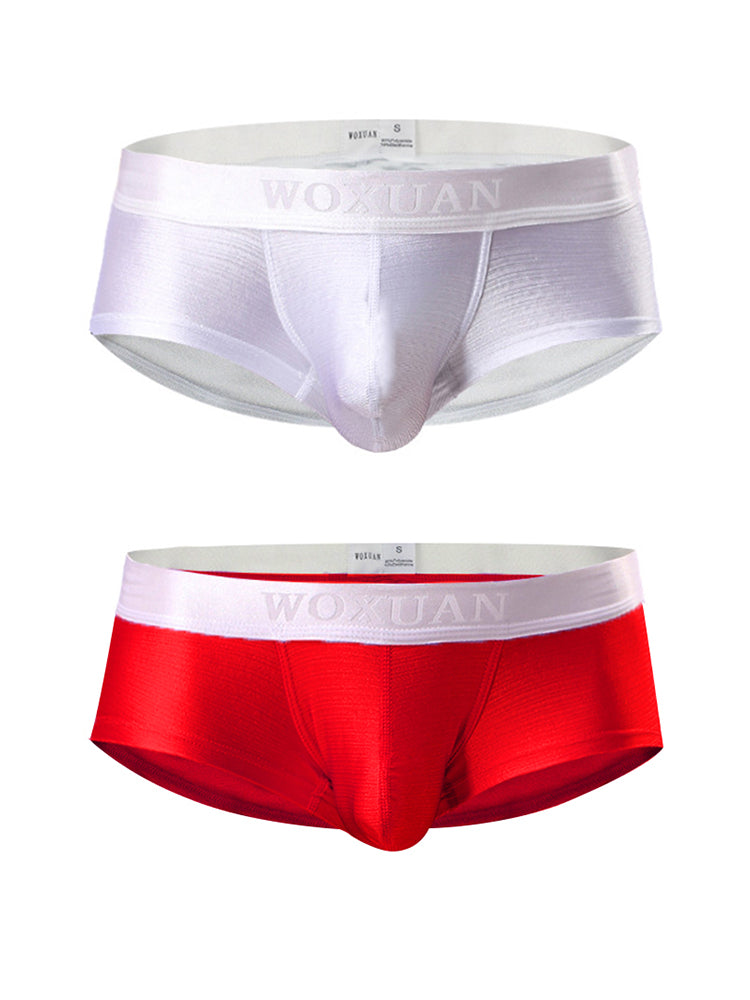 2 Pack Men's Contoured Pouch Sexy Trunks | dmunderwear variant image