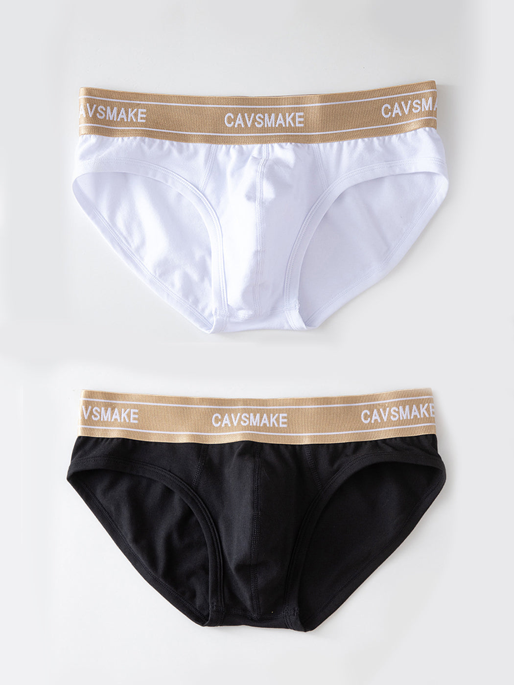 2 Pack Men's Cotton Sexy U-Convex Design Briefs & Trunks | dmunderwear variant image