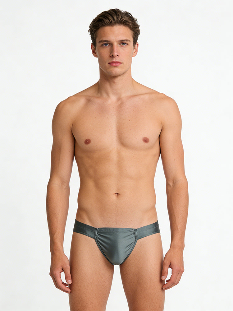 2 Pack Men's Enhancing Pouch Contour-Fit Low-Rise Breathable Briefs | dmunderwear detail image 1