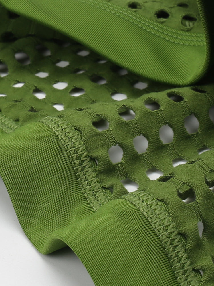 2 Pack Men's Hollow Mesh Sexy Trendy Moisture-Wicking Trunks | dmunderwear detail image 8