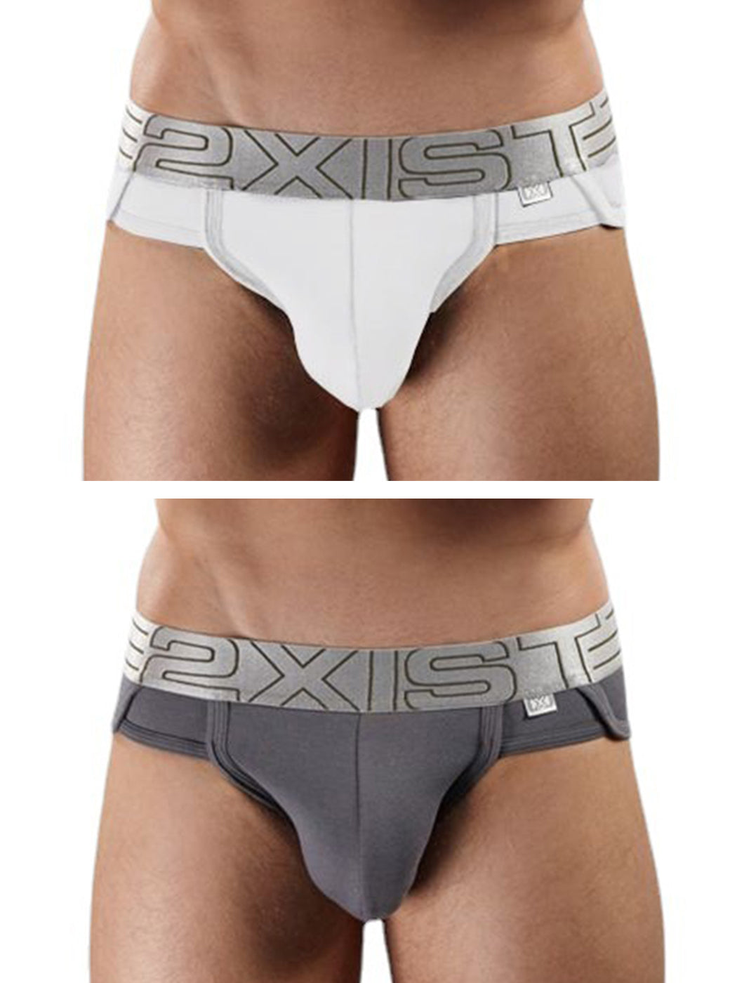 2 Pack Men's Lift No-Show Briefs | dmunderwear variant image