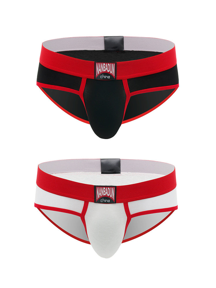 2-pack Men's Loose Cotton Sports Briefs | dmunderwear variant image