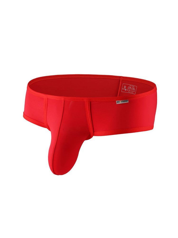 2 Pack Men's Low-Rise Contoured Pouch Stretch Fit Sporty Cut Trunks | dmunderwear detail image 1