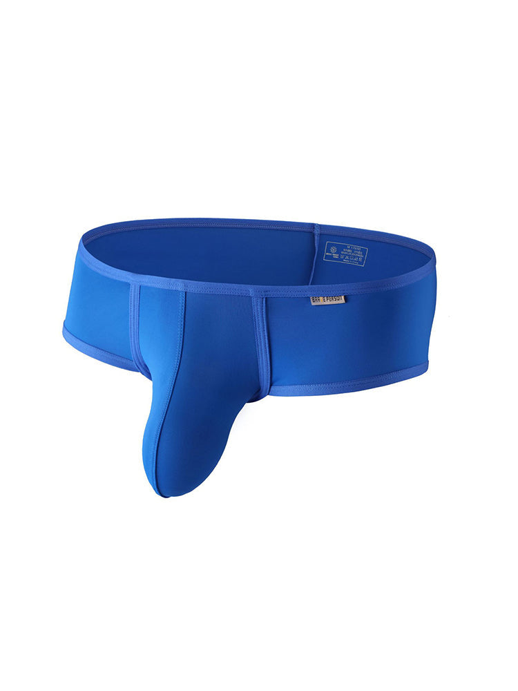 2 Pack Men's Low-Rise Contoured Pouch Stretch Fit Sporty Cut Trunks | dmunderwear detail image 20