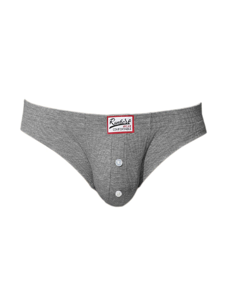 2 Pack Men's Premium Comfortable Fabric Low-Rise U-Shaped Briefs | dmunderwear detail image 1