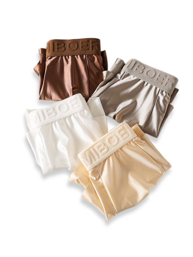 2 Pack Men's Premium Ice Silk Ultra-Soft Lightweight & Airy Trunks | dmunderwear detail image 17