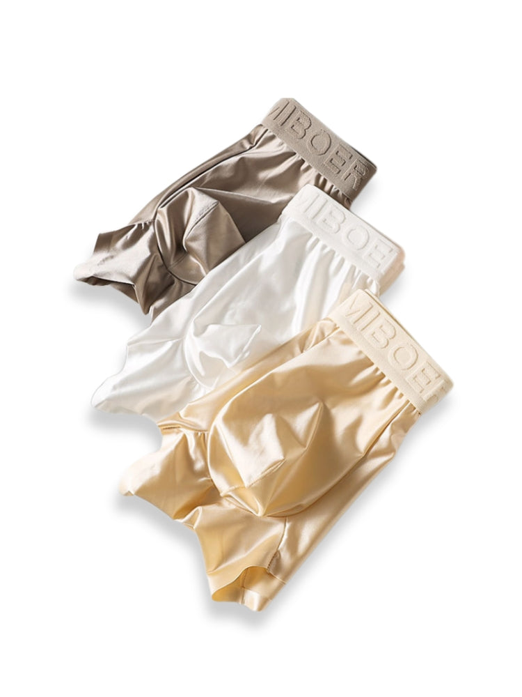 2 Pack Men's Premium Ice Silk Ultra-Soft Lightweight & Airy Trunks | dmunderwear detail image 18