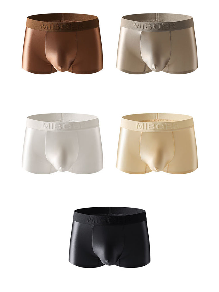 2 Pack Men's Premium Ice Silk Ultra-Soft Lightweight & Airy Trunks | dmunderwear detail image 20