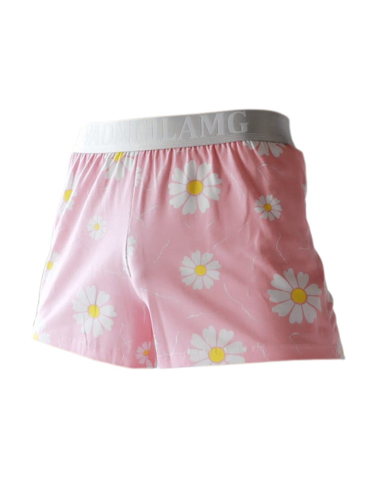 2 Pack Men's Pure Cotton Shape-Retaining Trendy Prints Mid-Rise Boxers Shorts | dmunderwear detail image 20