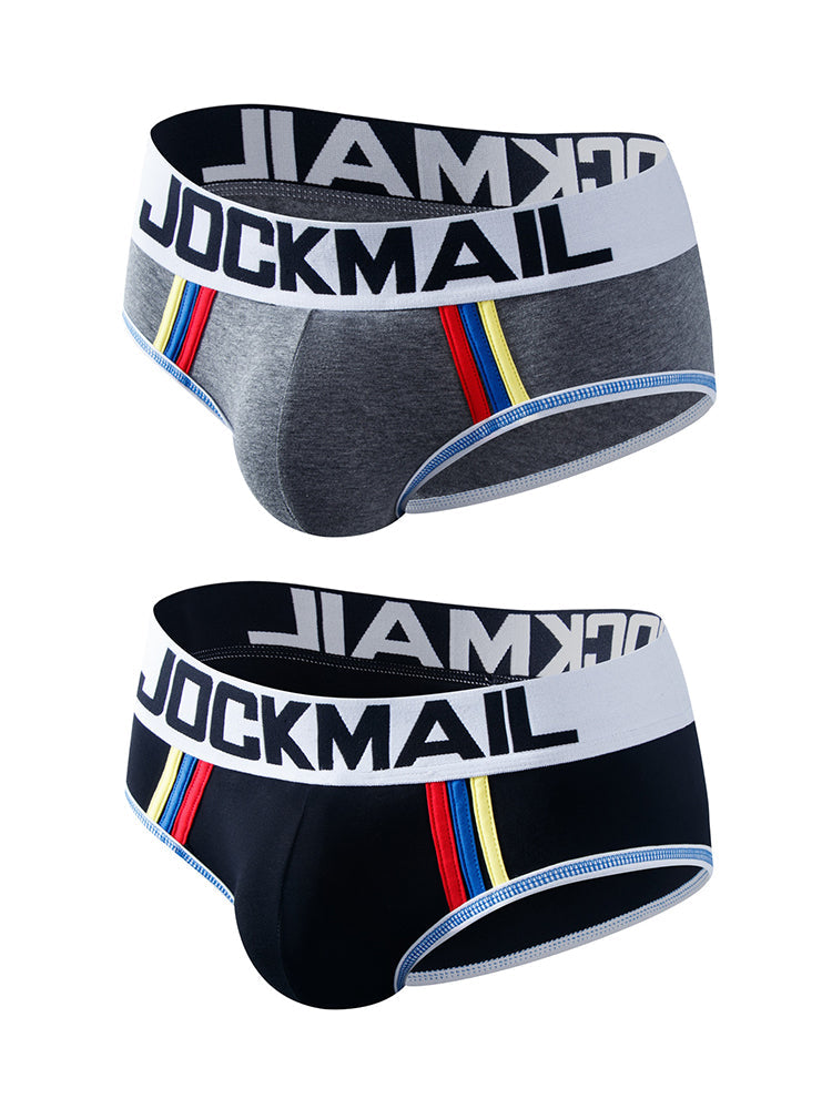 2-pack Men's Sexy Cotton Support Briefs | dmunderwear variant image