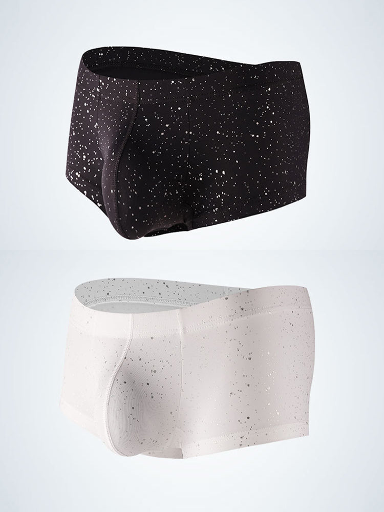 2-pack Men's Sexy Shiny Pouch Boxer Briefs | dmunderwear variant image