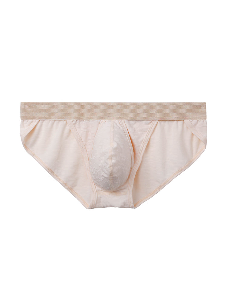 2 Pack Men's Low-Rise Split-Side Bikini with Separate Pouch | dmunderwear detail image 1