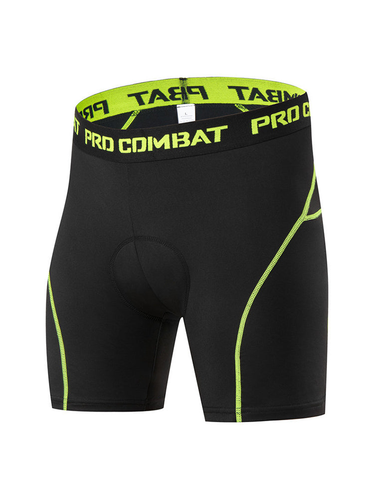 2 Pack Men's Shock-Absorbing Pad High-Stretch Sporty Activewear Tights | dmunderwear detail image 12