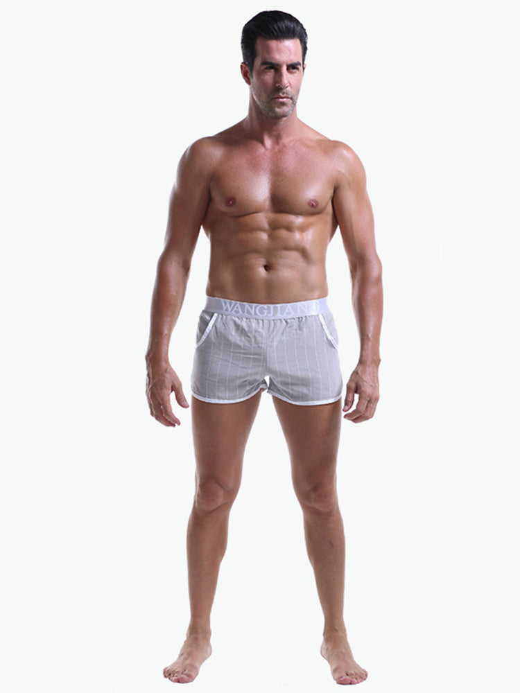 2 Pack Men's Silky Touch Skin-Friendly Chafe-Free Design Boxers Shorts | dmunderwear detail image 1