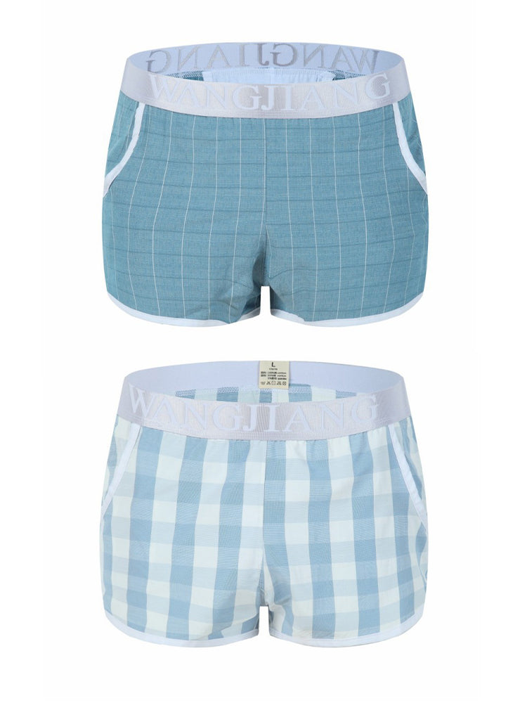 2 Pack Men's Silky Touch Skin-Friendly Chafe-Free Design Boxers Shorts | dmunderwear detail image 17