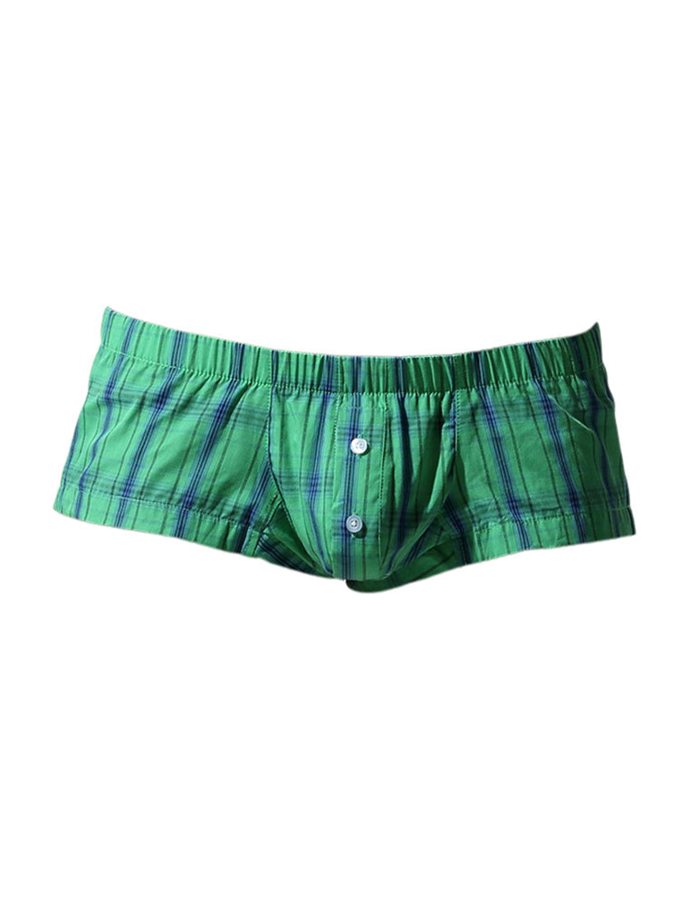 2 Pack Men's Soft Cotton Day-Long Comfort Shape-Retaining Fabric Boxers Shorts | dmunderwear detail image 15