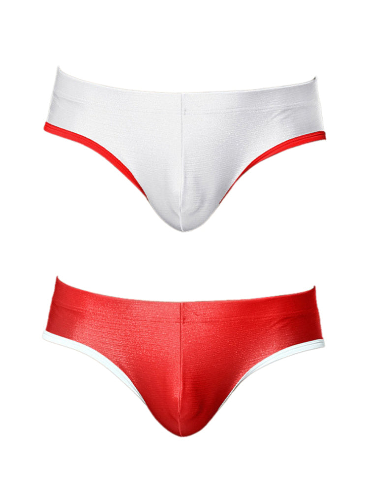 2 Pack Men's Solid Color Breathable U-Pouch Low-Rise Comfy Jockstrap | dmunderwear detail image 17
