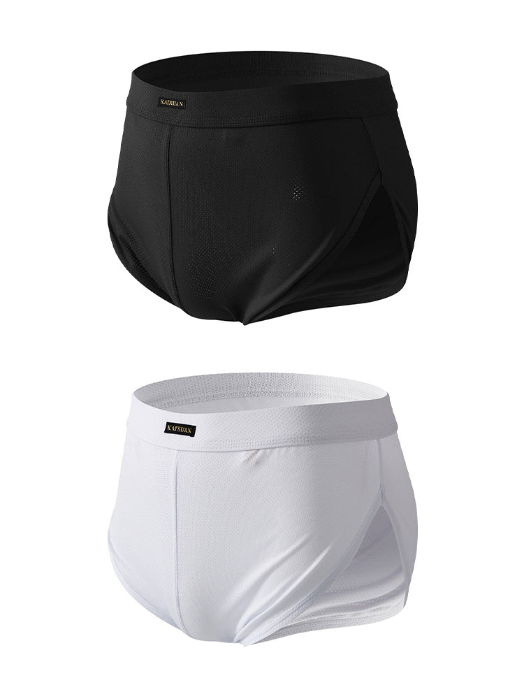 2 Pack Men's Sport with Detachable Pouch Quick-Dry Mesh Side Vent Activewear Shorts | dmunderwear variant image