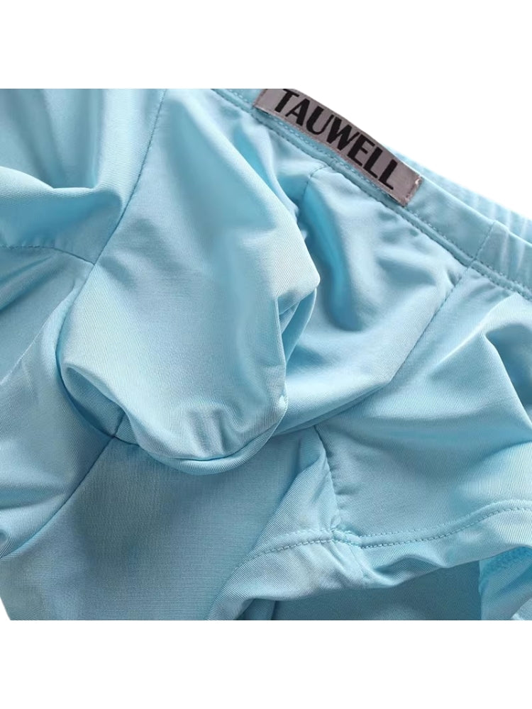 2 Pack Men's Stretch Fit Lightweight & Airy Solid Color Premium Comfy Trunks | dmunderwear detail image 12