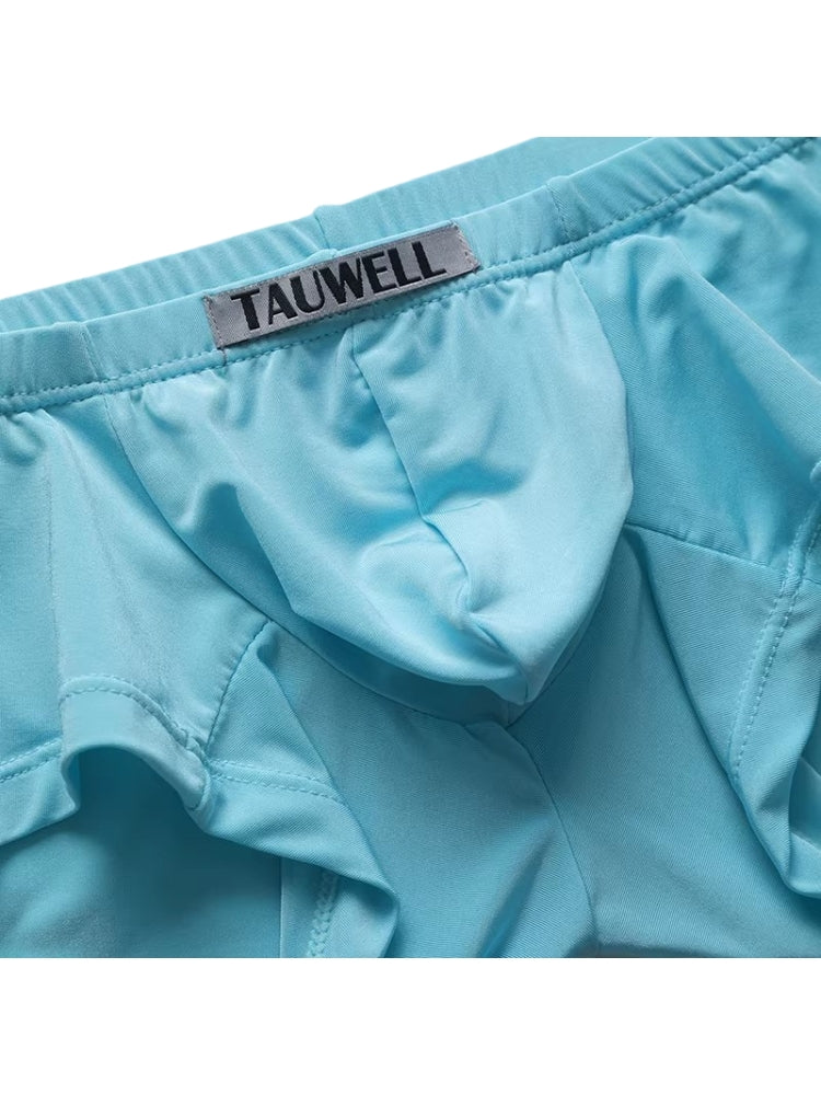 2 Pack Men's Stretch Fit Lightweight & Airy Solid Color Premium Comfy Trunks | dmunderwear detail image 13
