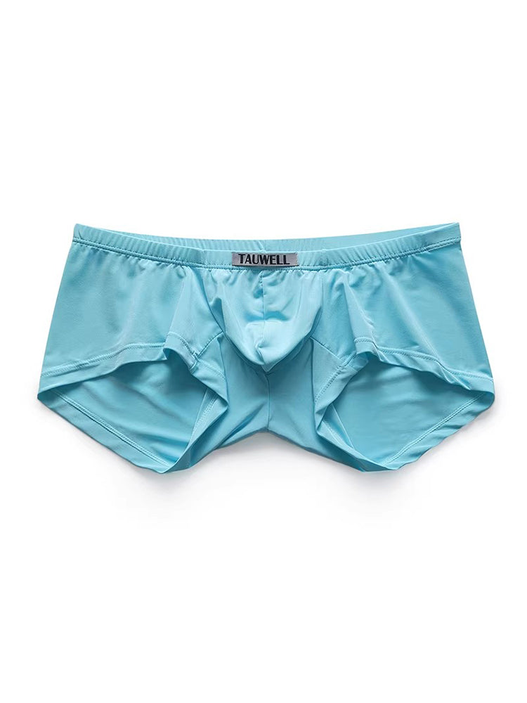 2 Pack Men's Stretch Fit Lightweight & Airy Solid Color Premium Comfy Trunks | dmunderwear detail image 8