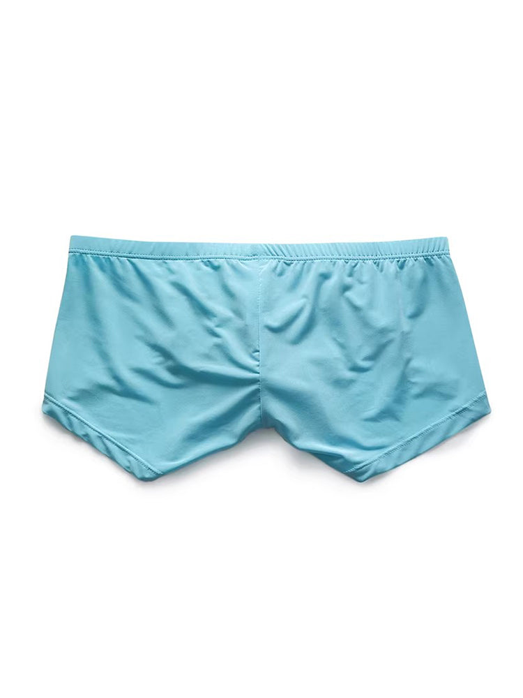 2 Pack Men's Stretch Fit Lightweight & Airy Solid Color Premium Comfy Trunks | dmunderwear detail image 9