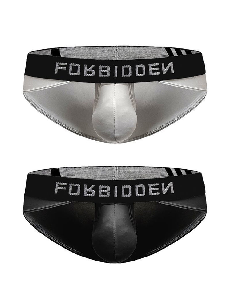 2 Pack Men's Stretchy & Breathable with Supportive Pouch Seamless Bikini | dmunderwear variant image