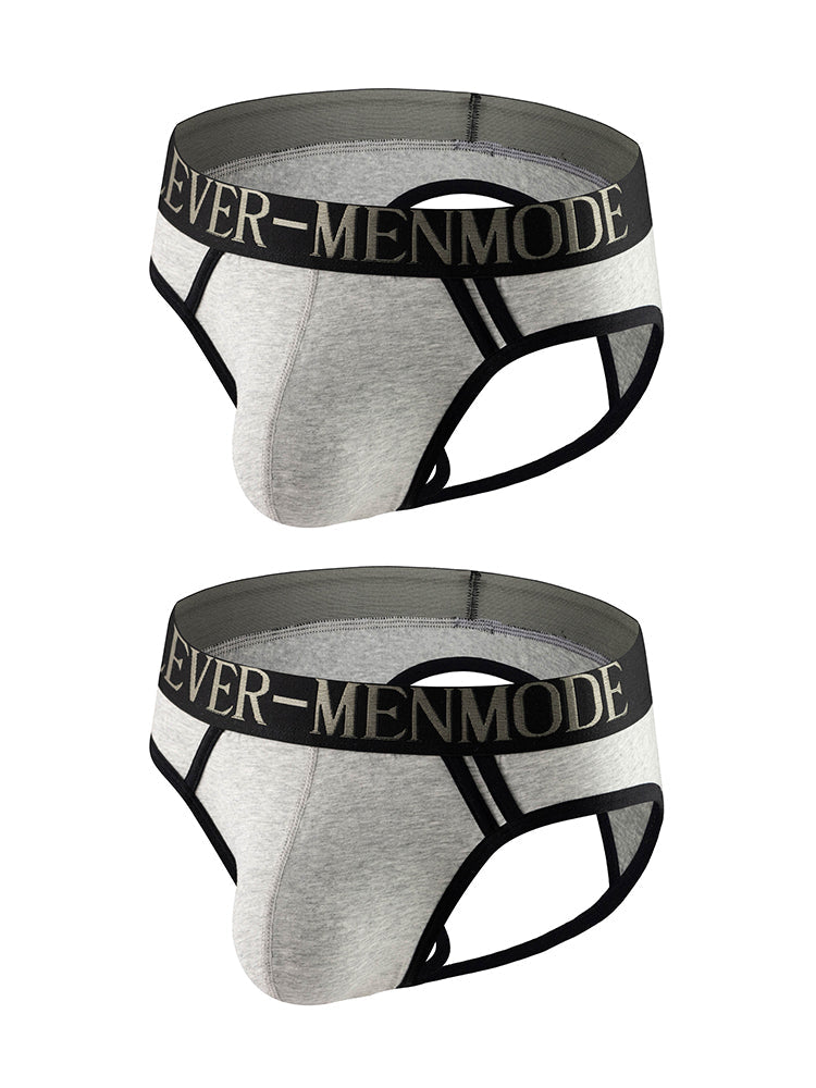 2 Pack Men's Cotton Support Jockstrap with Enhanced Pouch | dmunderwear detail image 14
