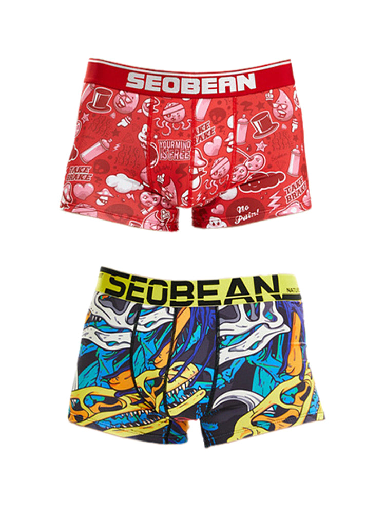 2 Pack Men's Supportive Pouch Anti-Chafing Comfy Waistband Soft Trunks | dmunderwear detail image 14