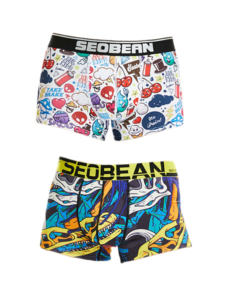 2 Pack Men's Supportive Pouch Anti-Chafing Comfy Waistband Soft Trunks | dmunderwear detail image 8