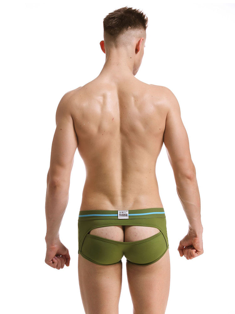 2 Pack Men's Supportive Pouch Breathable Comfort Quick-Dry Stretch Trunks | dmunderwear detail image 11
