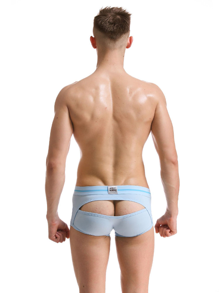 2 Pack Men's Supportive Pouch Breathable Comfort Quick-Dry Stretch Trunks | dmunderwear detail image 3