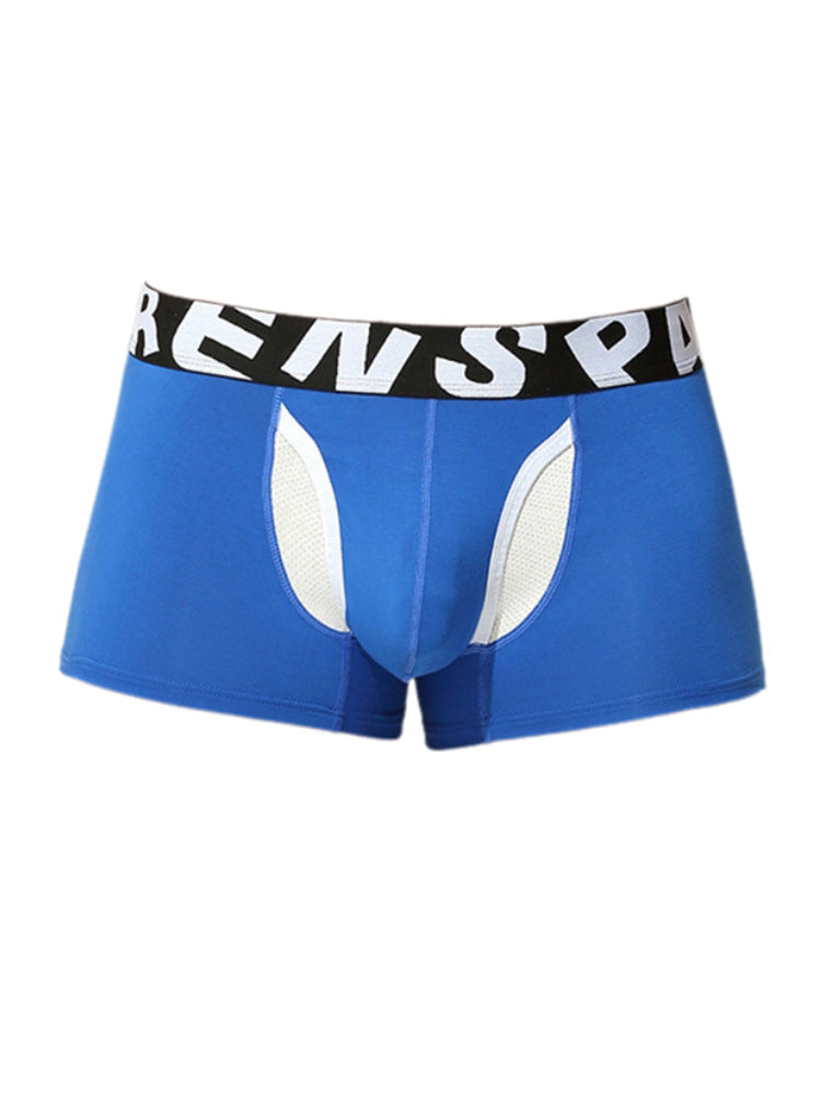 2 Pack Men's Supportive Separate Pouch Sexy & Anti-Moisture Trunks | dmunderwear detail image 1
