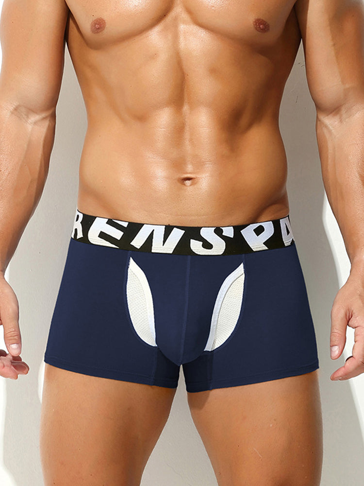 2 Pack Men's Supportive Separate Pouch Sexy & Anti-Moisture Trunks | dmunderwear detail image 13