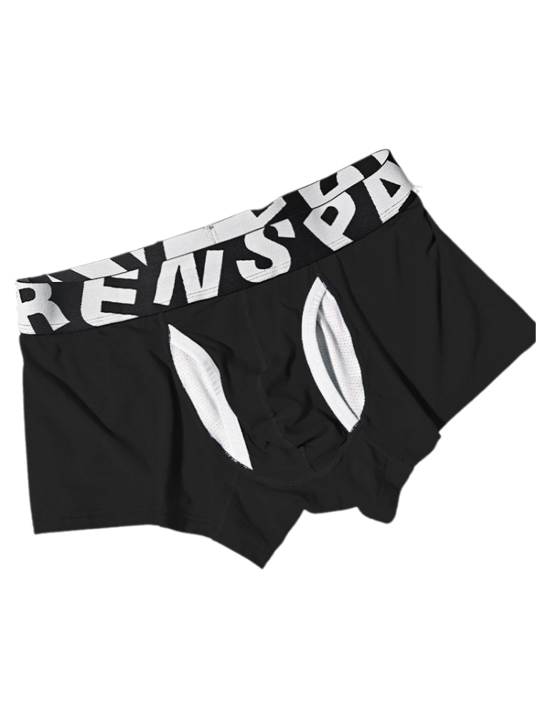 2 Pack Men's Supportive Separate Pouch Sexy & Anti-Moisture Trunks | dmunderwear detail image 15