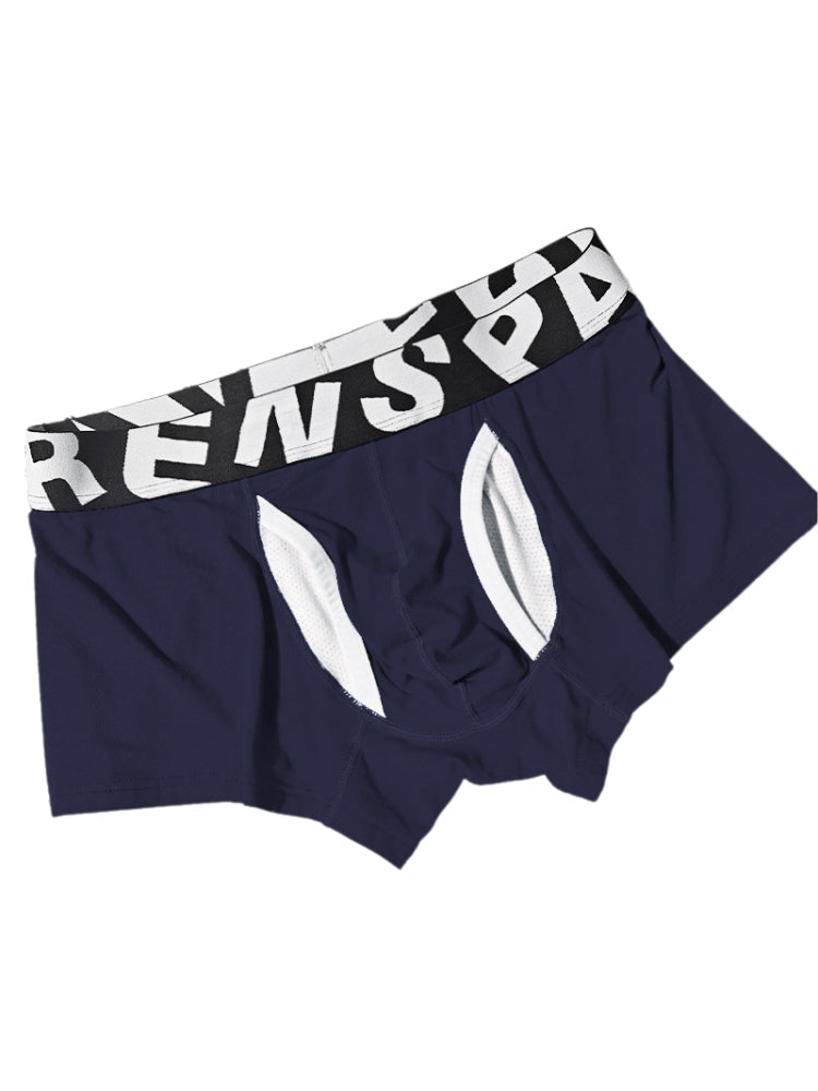 2 Pack Men's Supportive Separate Pouch Sexy & Anti-Moisture Trunks | dmunderwear detail image 19