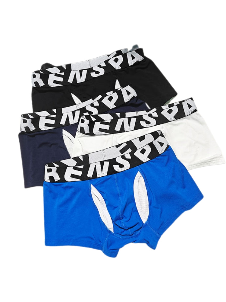 2 Pack Men's Supportive Separate Pouch Sexy & Anti-Moisture Trunks | dmunderwear detail image 20