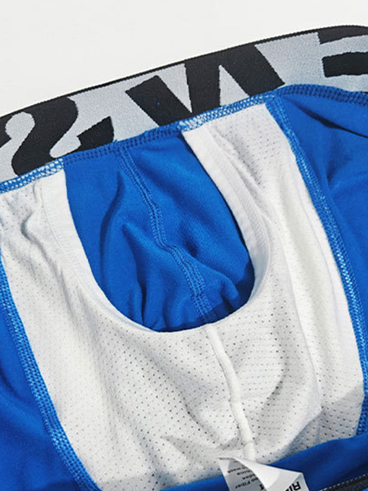 2 Pack Men's Supportive Separate Pouch Sexy & Anti-Moisture Trunks | dmunderwear detail image 6