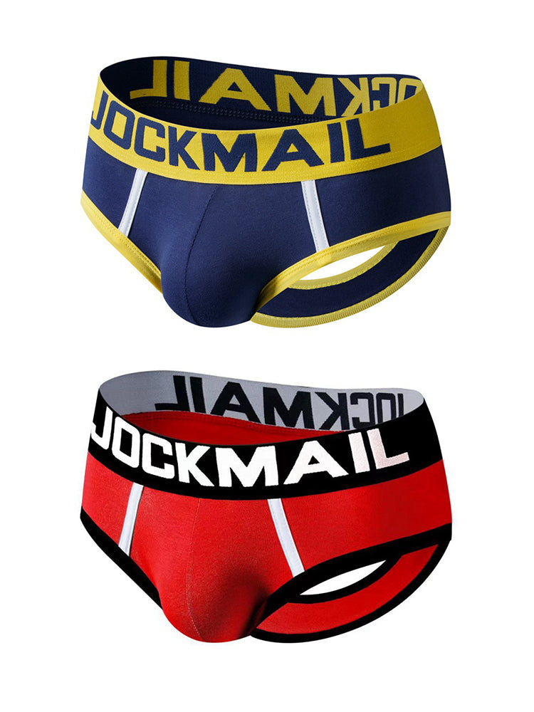2 Pack Men's Supportive Pouch Cooling Airflow Firm Support Sporty Cut Jockstraps | dmunderwear variant image