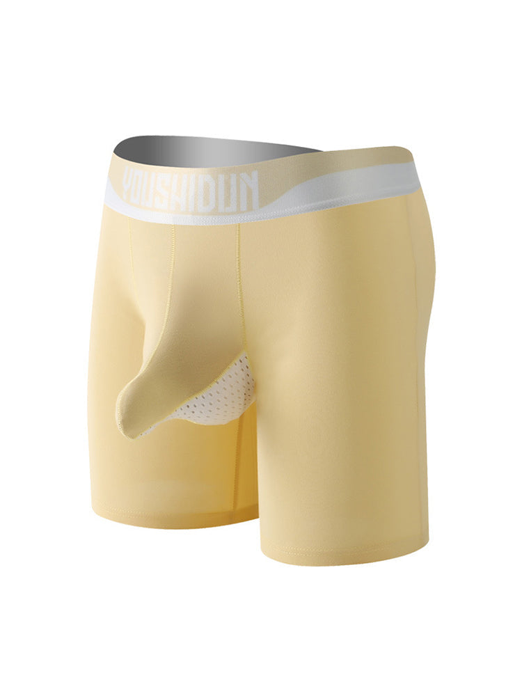 2 Pack Men's Supportive Separated Pouch Ultra-Soft Anti-Chafing Midway Briefs | dmunderwear detail image 1