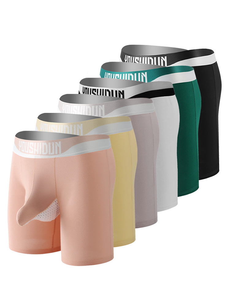 2 Pack Men's Supportive Separated Pouch Ultra-Soft Anti-Chafing Midway Briefs | dmunderwear detail image 15