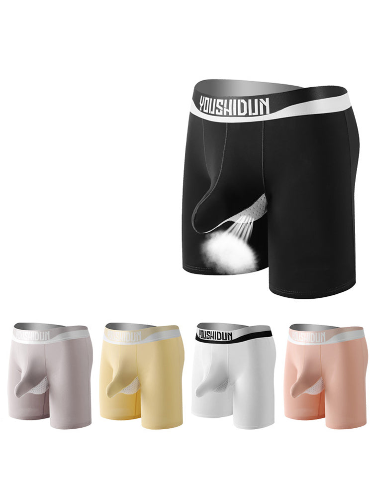 2 Pack Men's Supportive Separated Pouch Ultra-Soft Anti-Chafing Midway Briefs | dmunderwear detail image 17